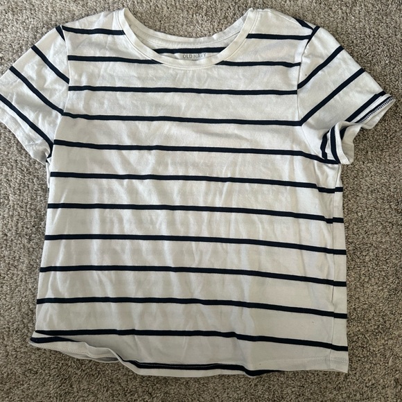 Old Navy Tops - Old Navy Black and White Striped Tee